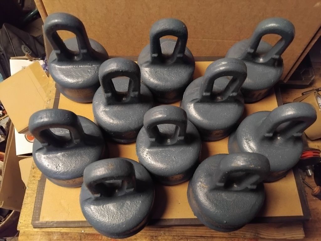 6x obciążnik kotwiczny ciężarek z uchem  waga ok.2kg