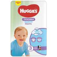 Підгузки-трусики Huggies Pants Розмір 3 для хлопчиків (6-11 кг) 44 шт