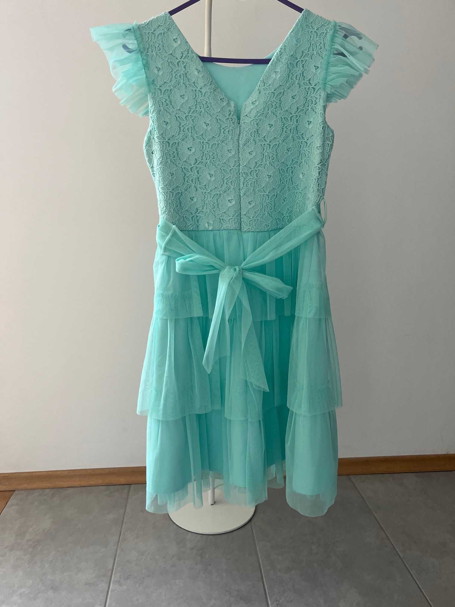Elegancka sukienka 146 (komunia, wesele)