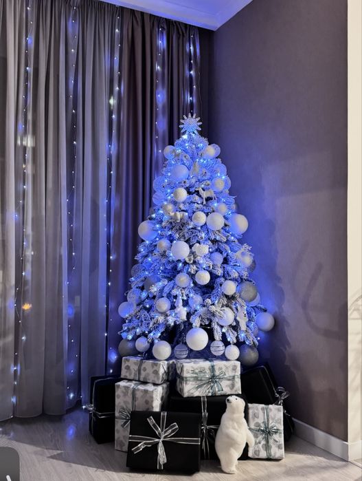 Преміальна Ковалівська лита ялинка 150м засніжена Як нова