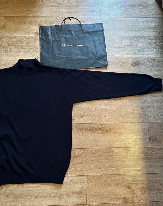 Massimo Dutti женский синий свитер ,гольф шерсть,кашемир!Оригинал