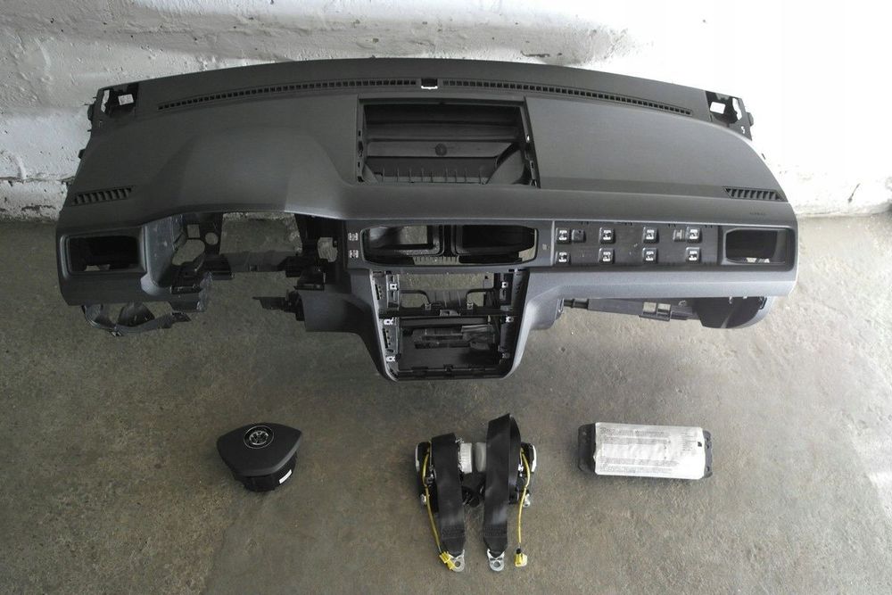 vw caddy 2k5 airbag pas pasy deska konsola kokpit pulpit pÓŁka long