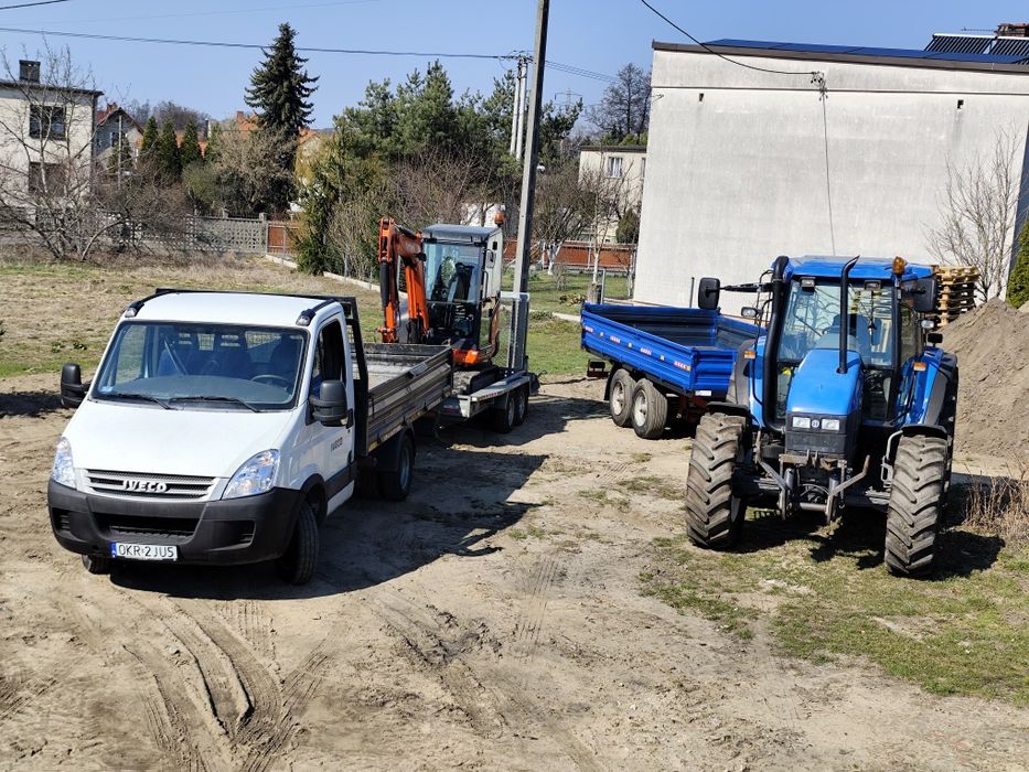 Usługi minikoparką 2.7t autowywrotka 3.5t