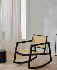Fotel bujany z drewna jesionowego Craig Westwing Collection