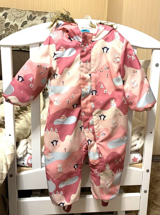 Зимовий утеплений дитячий комбез