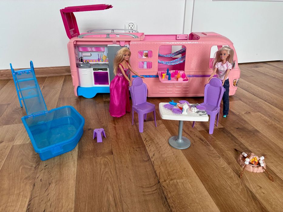 Kamper Barbie XXL + Letni Dom + DODATKI :)