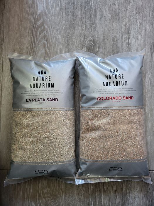 Piasek dekoracyjny ADA colarodo/la plata sand 2kg akwarium