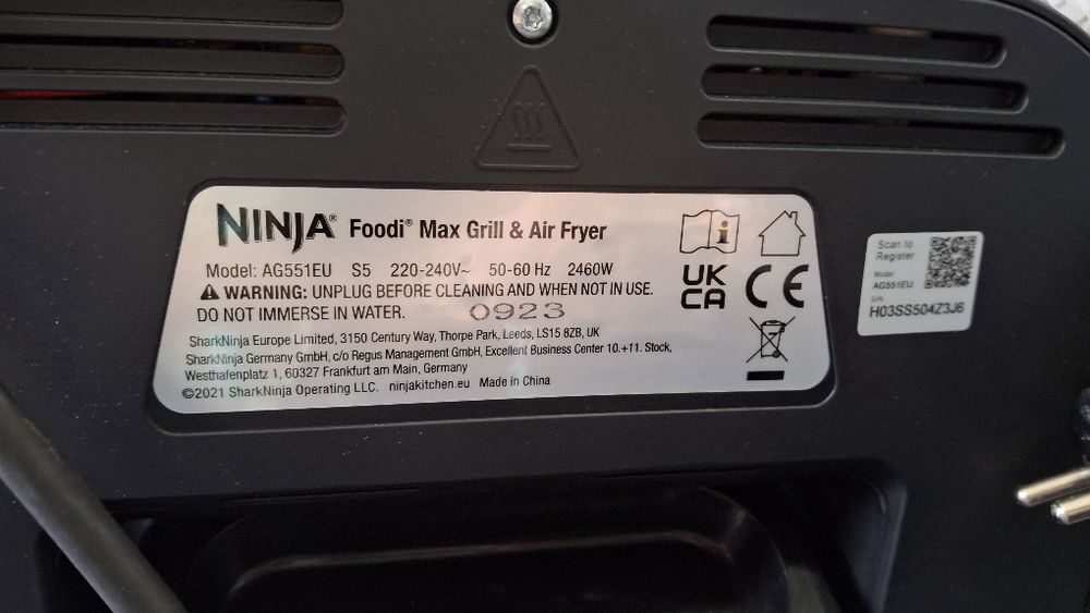 Frytkownica beztłuszczowa Ninja foodi AG551EU 3,8L (007)