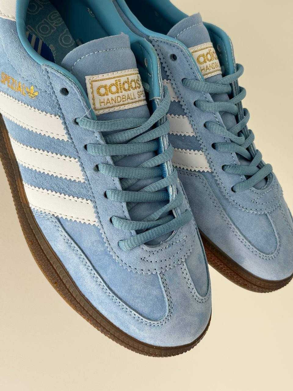 Нові кросівки Adidas spezial blue (блакитні)