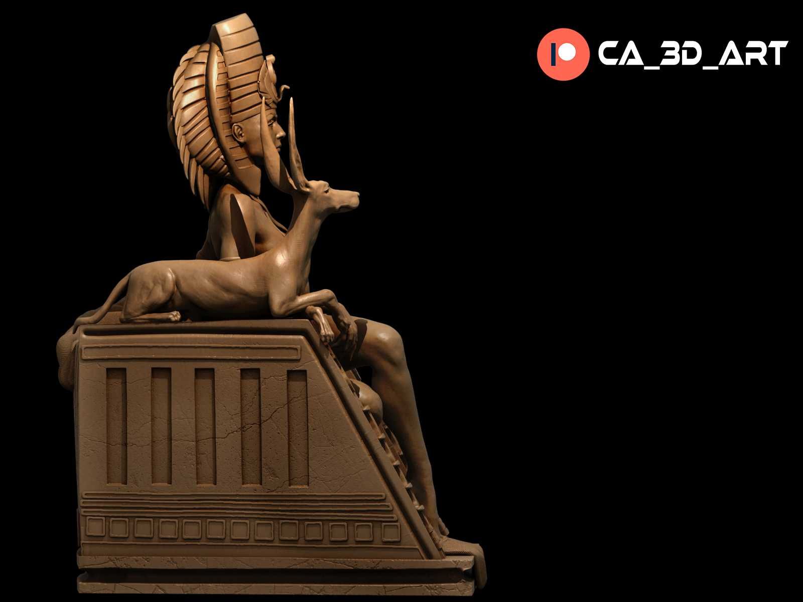 Druk 3d Kleopatra Figurka