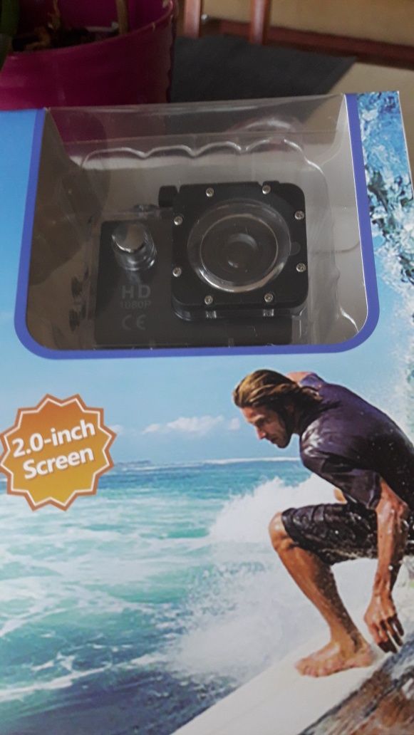 Sports cam.Waterproof 30 m.