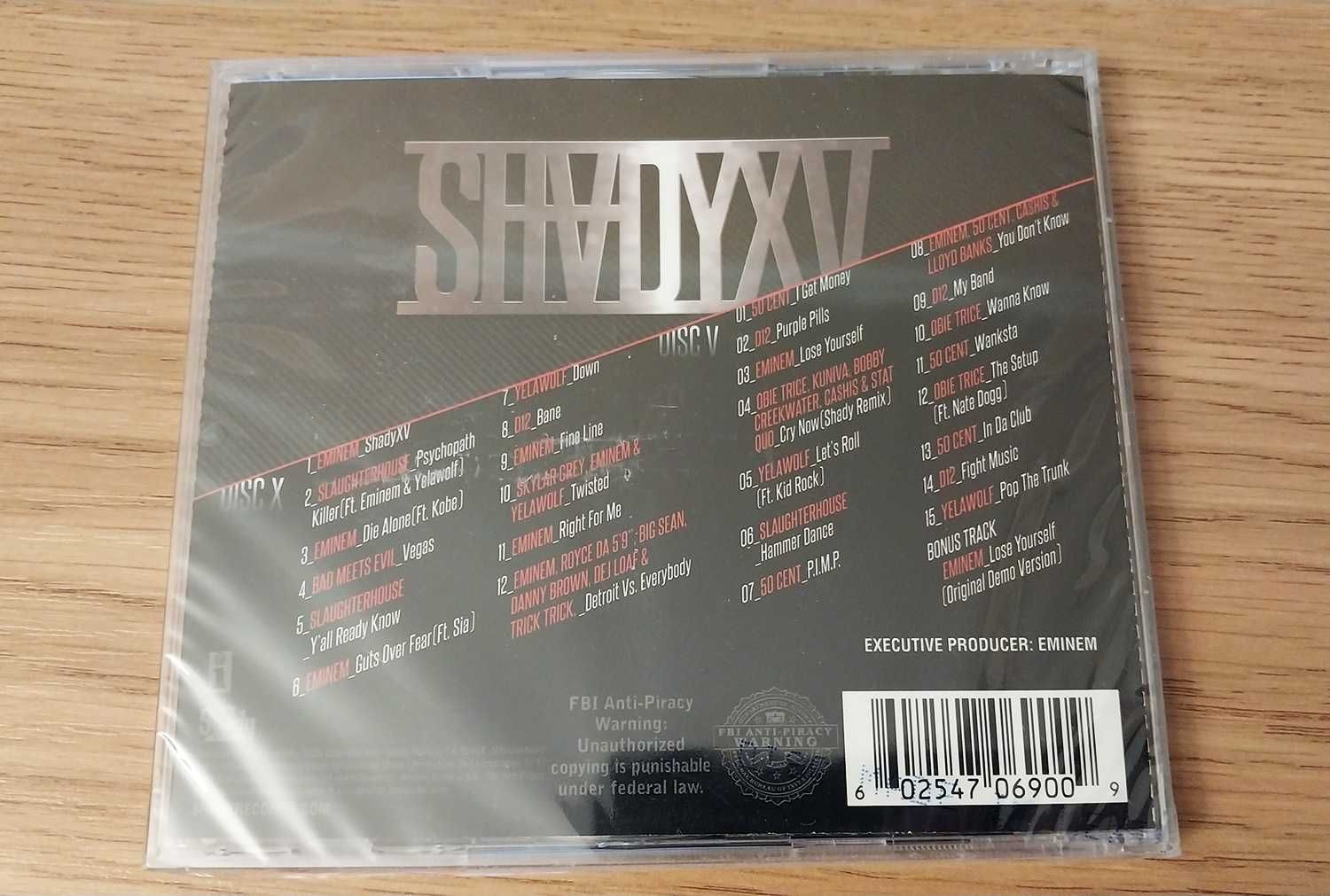 Eminem - "Shady XV" (50 Cent, Yelawolf, D12 та ін.) [2 CD]