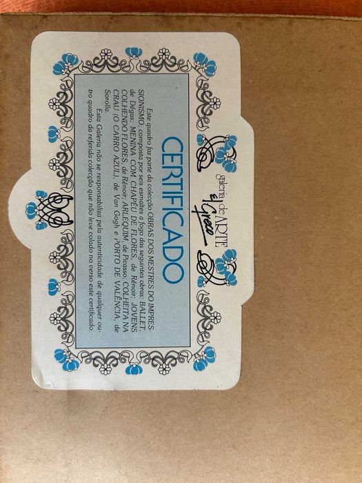 Colecção, Obras dos Mestres do Impressionismo