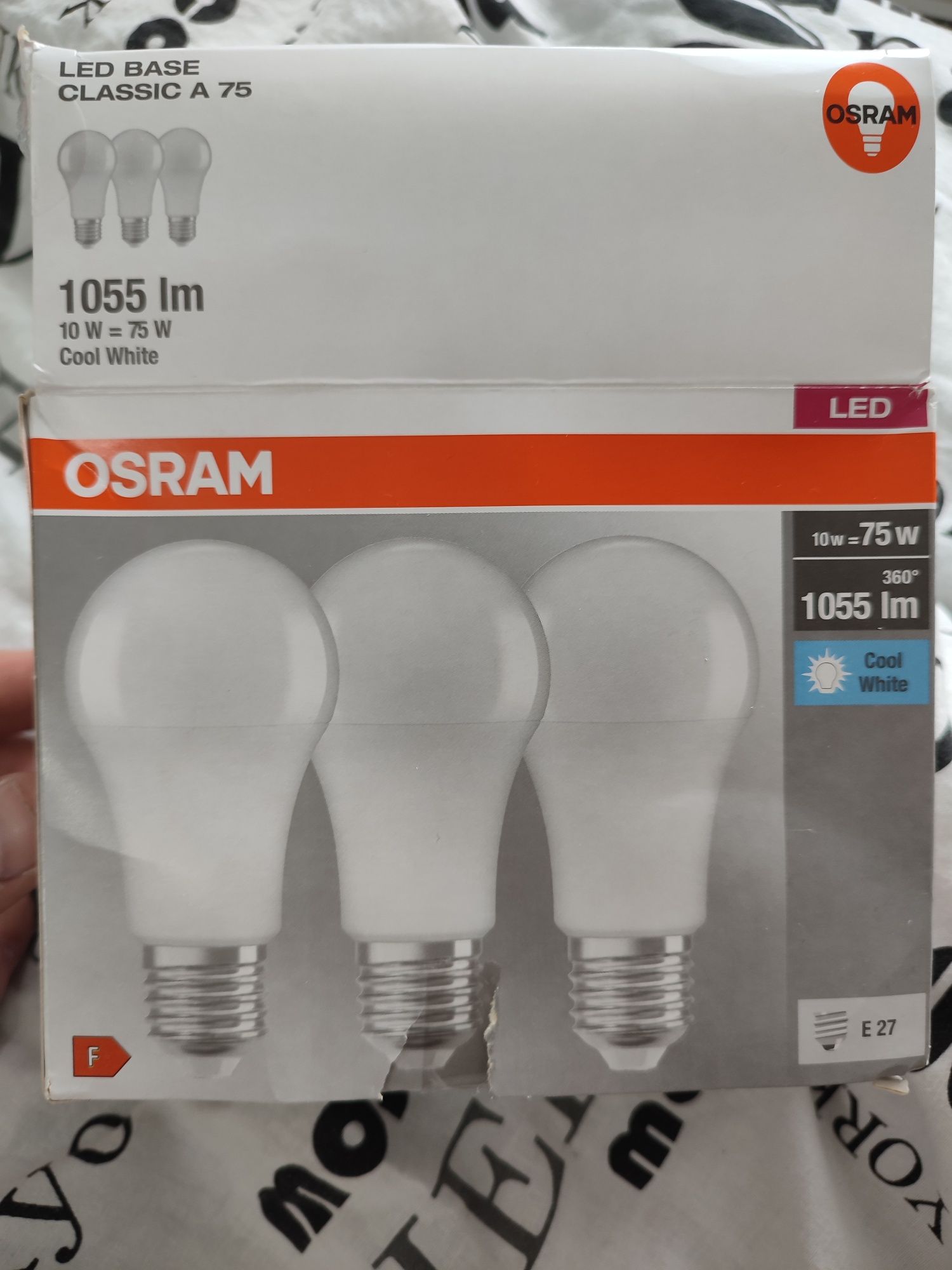 Zestaw żarówek Osram 10w-1055 lm e27,barwa ciepła