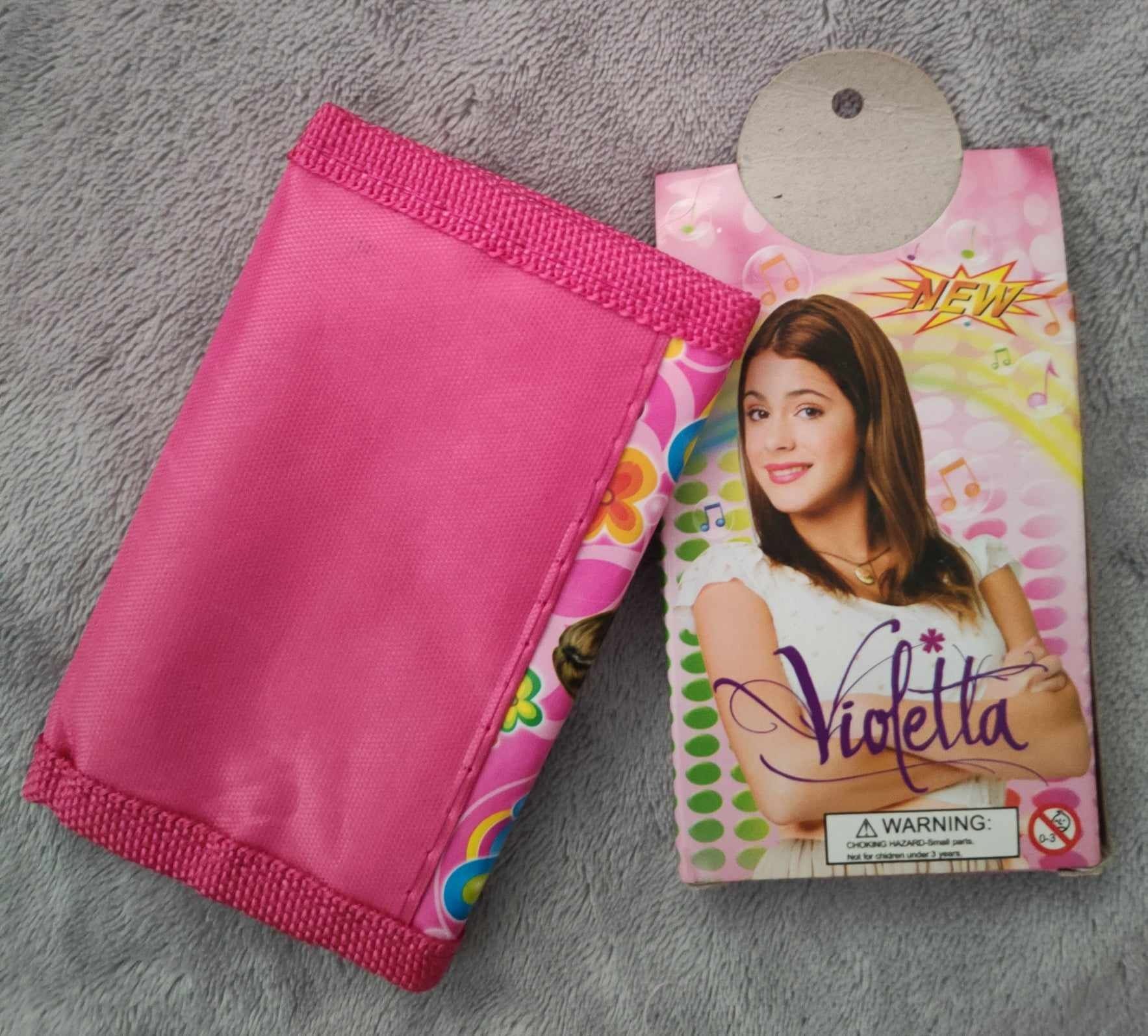 Portfel portfelik i karty gra karciana z serialu Violetta