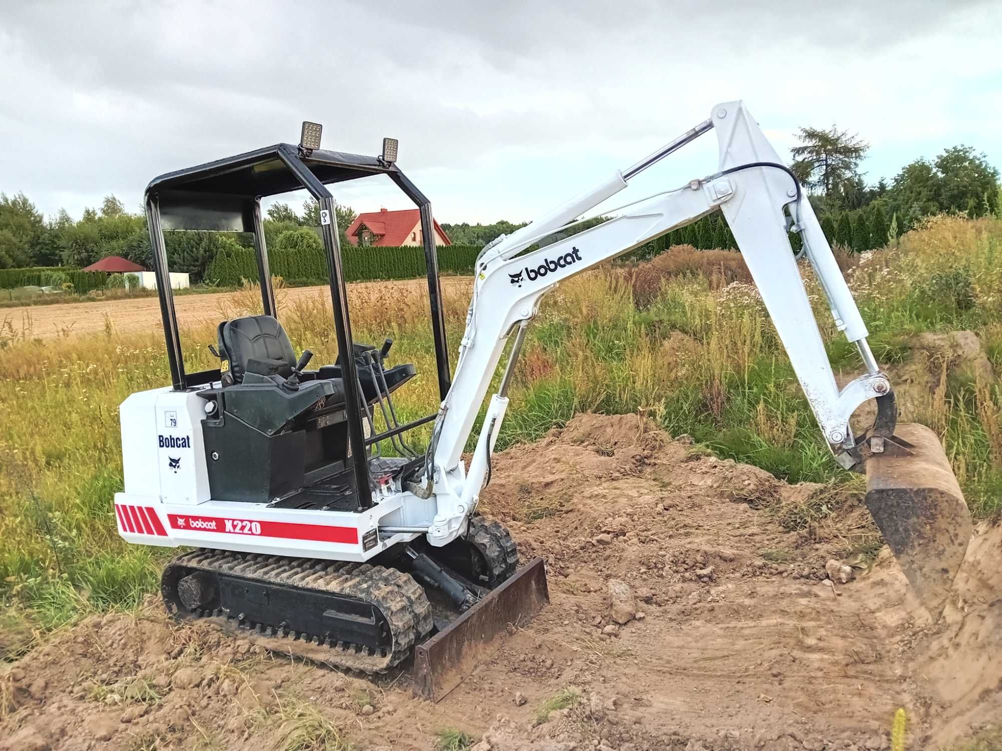 Minikoparka BOBCAT x220 koparka , okazja