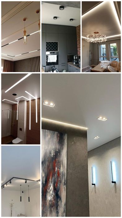 Натяжні стелі. Натяжний потолок, Натяжные потолки