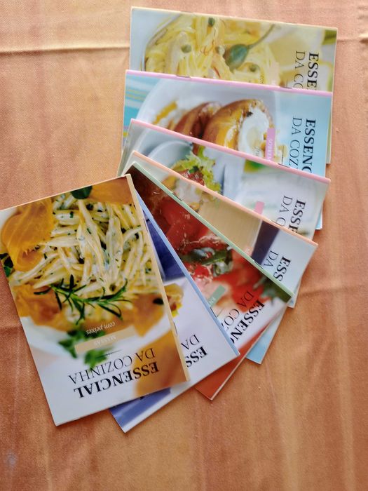 7 Livros Culinária Essencial  Cozinha  Frutos, massas, Mariscos, etc.