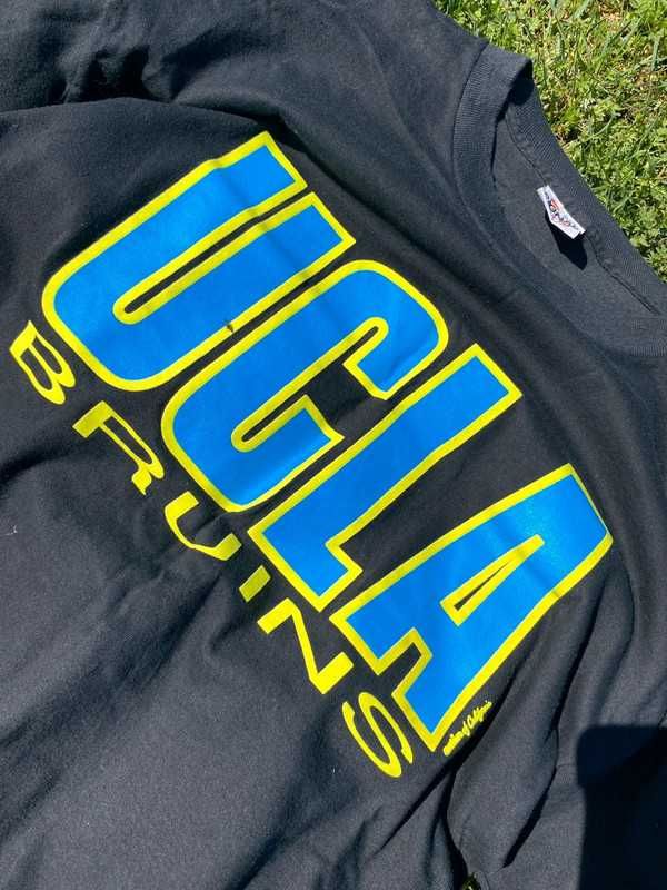 Koszulka UCLA bruins single stitch vintage university czarny Made USA
