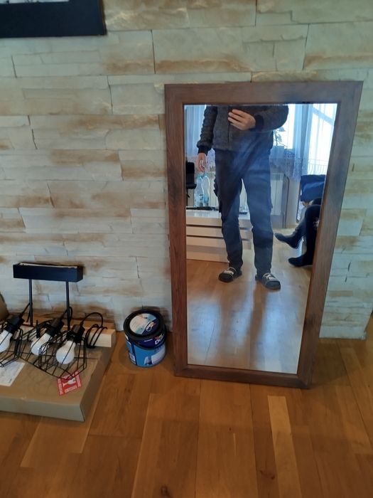 Lustro 100x50 z Black Red White