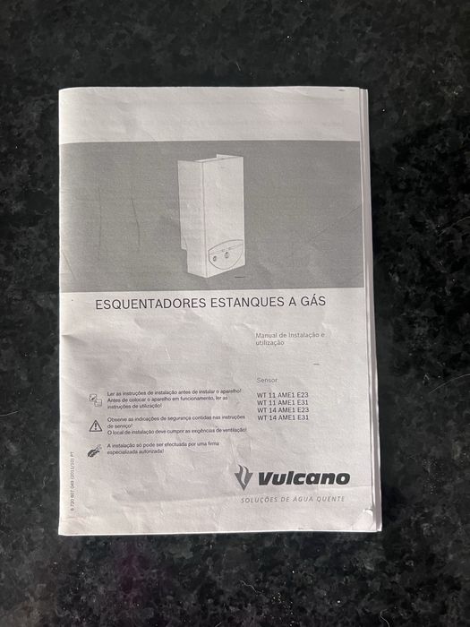 Esquentador Vulcano 11l