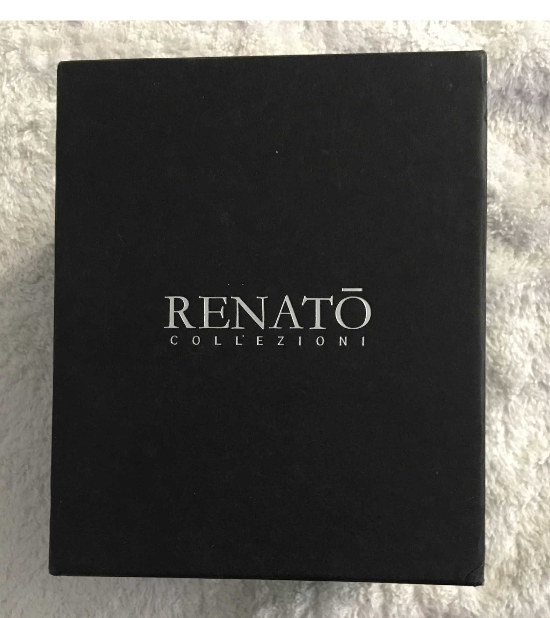 Relógio Renato duplo mostrador plaque ouro rosa