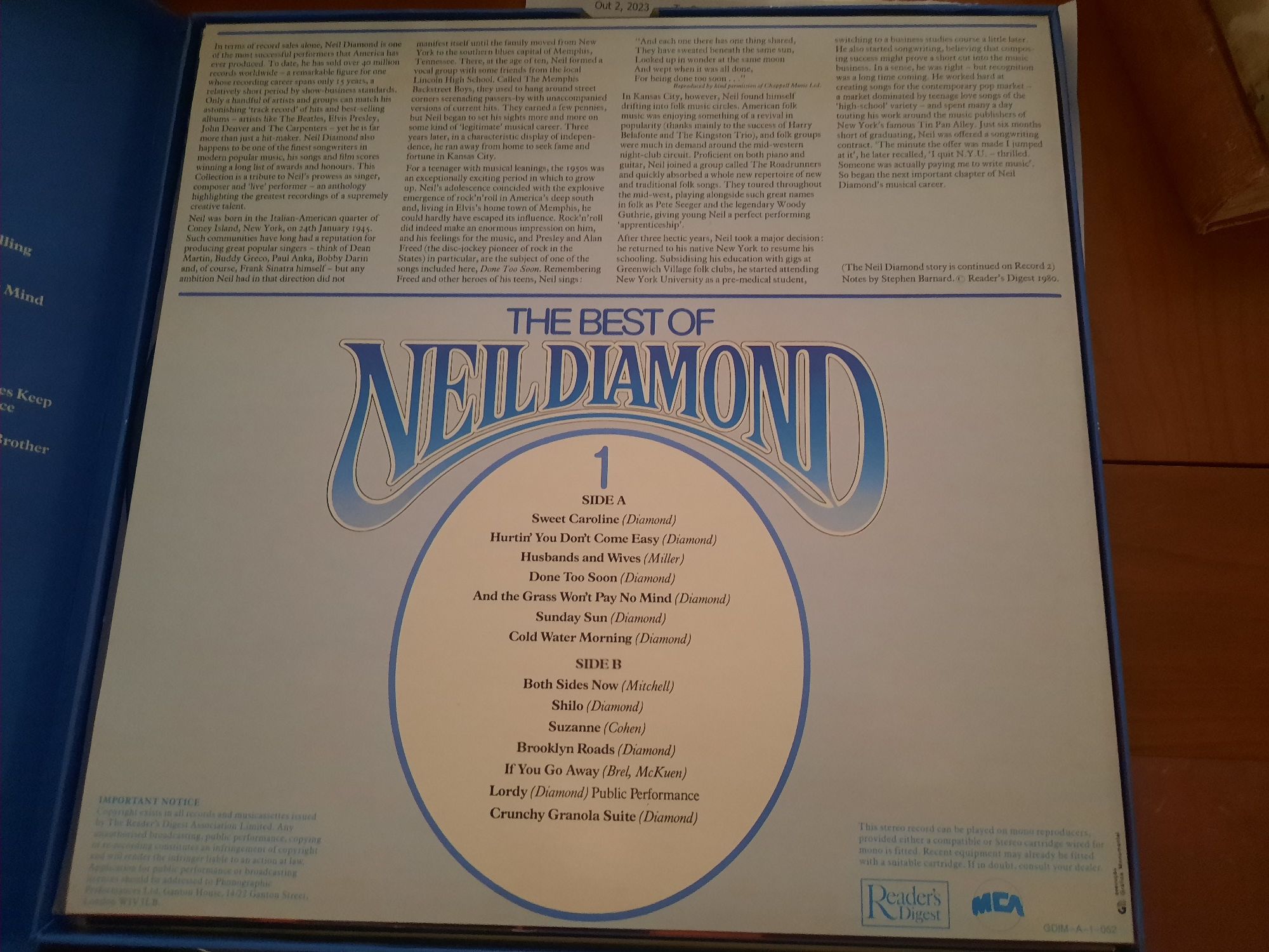 Vinil Neil Diamond