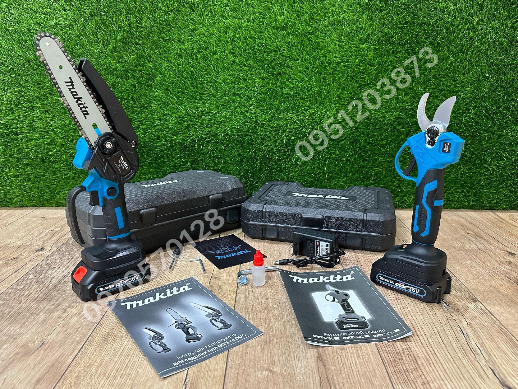 Набор аккумуляторный 2/1 Makita Сикатор DMT50 Мини пила DUC365 36V 6Ah