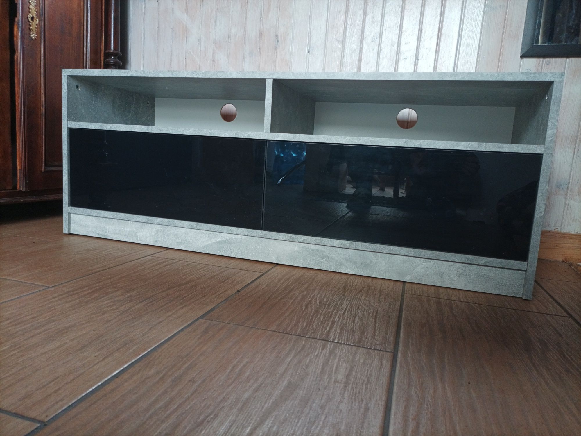 Szafka RTV loft beton