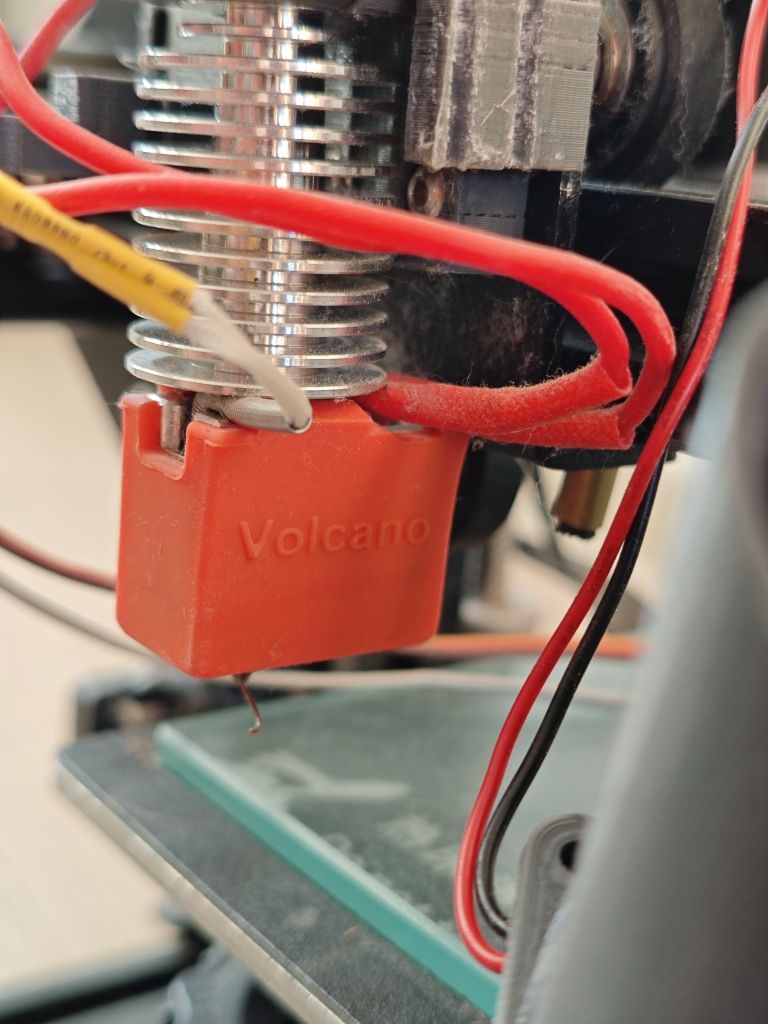 Ender 3, hotend vulcan, cicha płyta, ogrom części