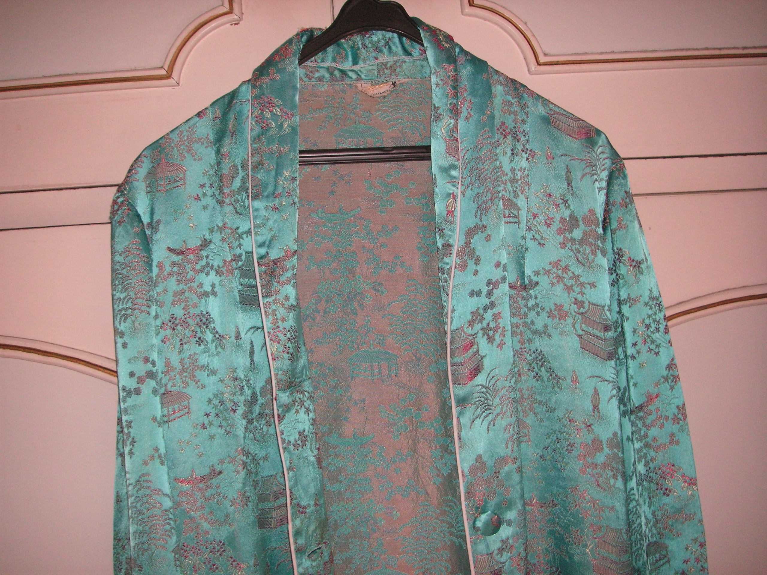 Robe / Roupão de Seda Oriental ( Macau )