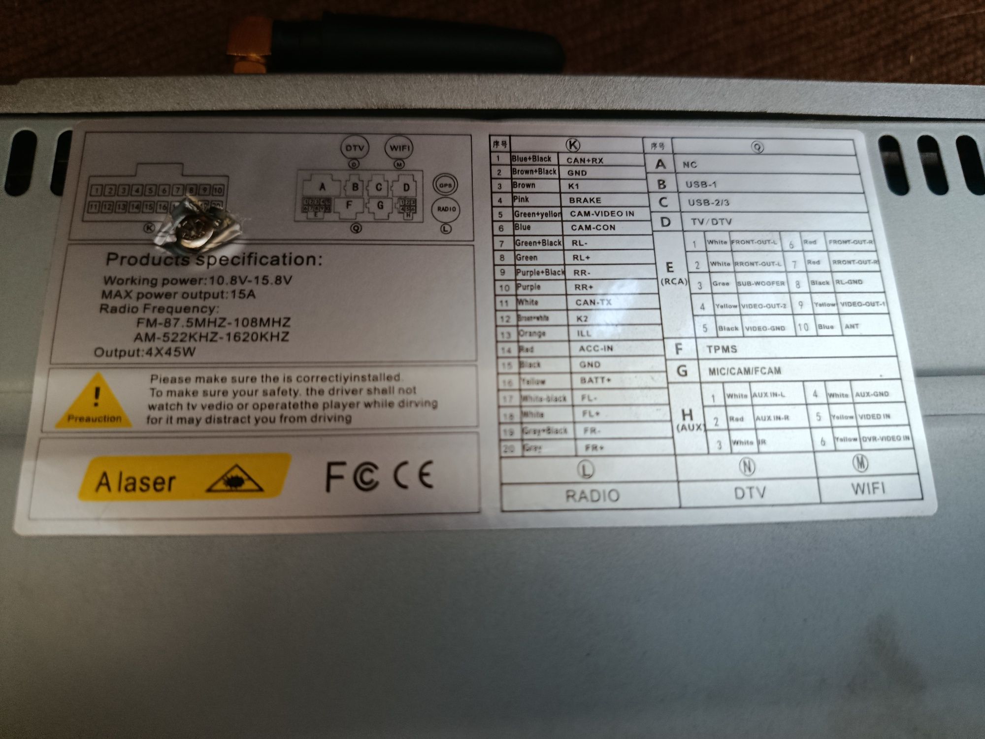 Radio z Androidem auto 10 do BMW E46