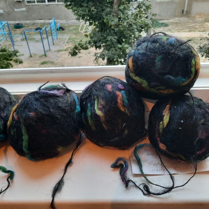 Нитки для вязания мохер и шерсть