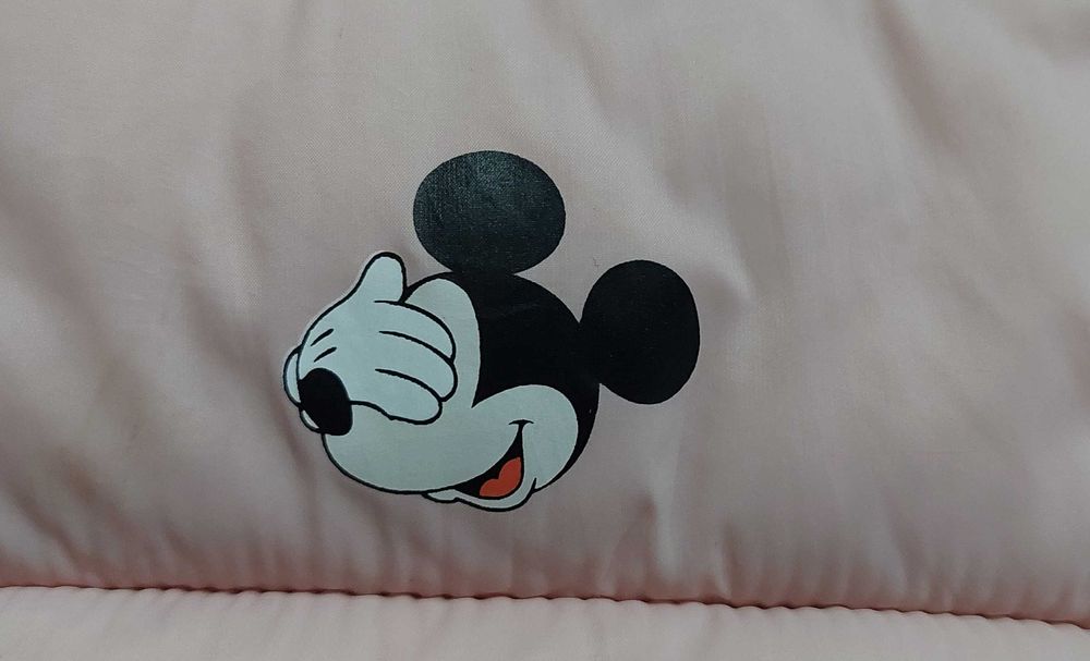 Dziewczęca kurtka pikowana jesienna ZARA Myszka Minnie r. 104