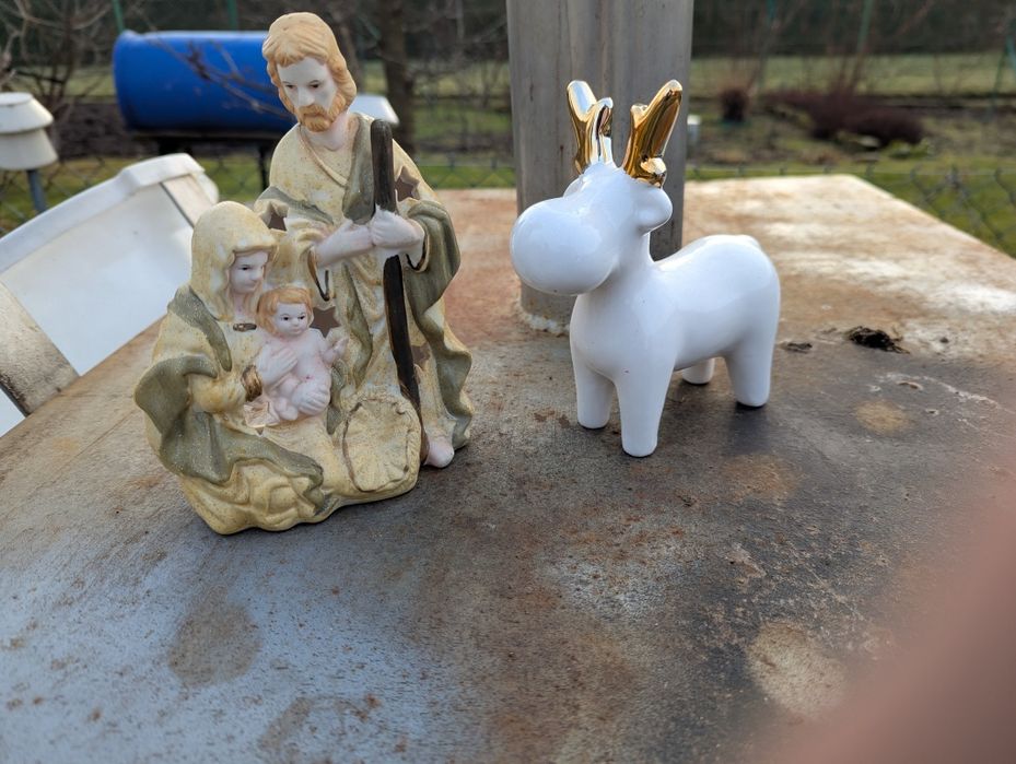 Figurka świąteczna lampion.