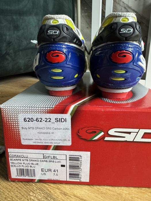 Buty MTB Gravel SiDi Drako SRS carbon, rozmiar 41