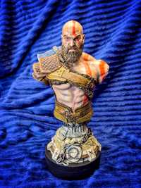 Busto kratos god of war ps5, com 25cm de altura