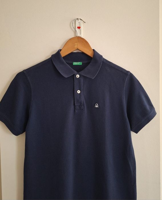 Polo slim fit em algodão puro Benetton - 13/14Anos