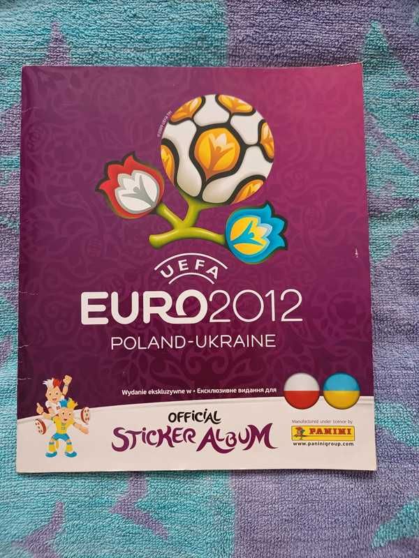 Kolekcjonerski album na naklejki UEFA euro 2012 Polska Ukraina Panini