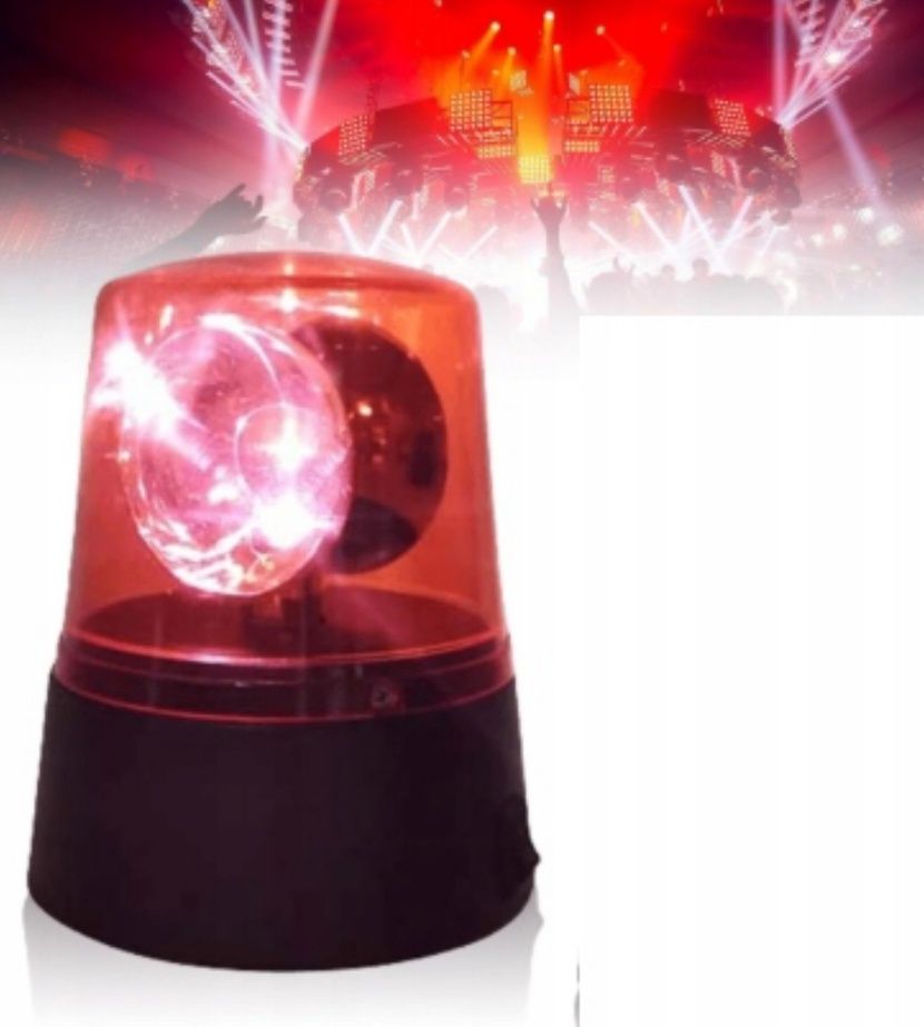 Migające światło LED 1 sztuka lamp imprezowych z czerwonym światłem
