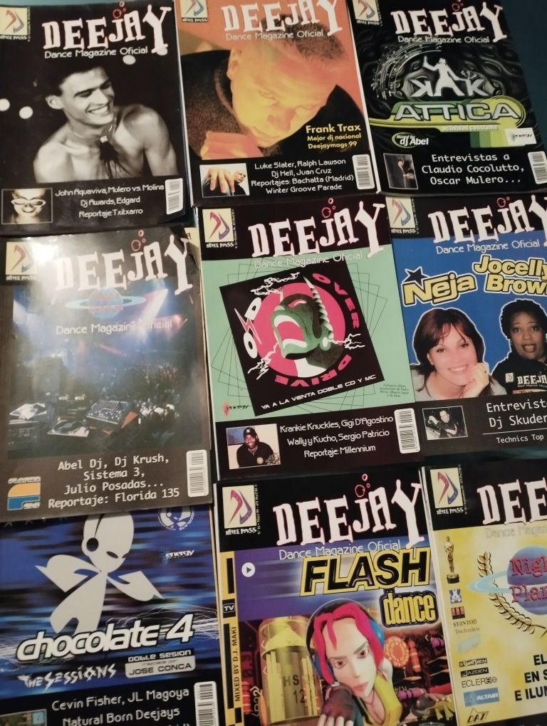 Revistas "DEEJAY" anos 90