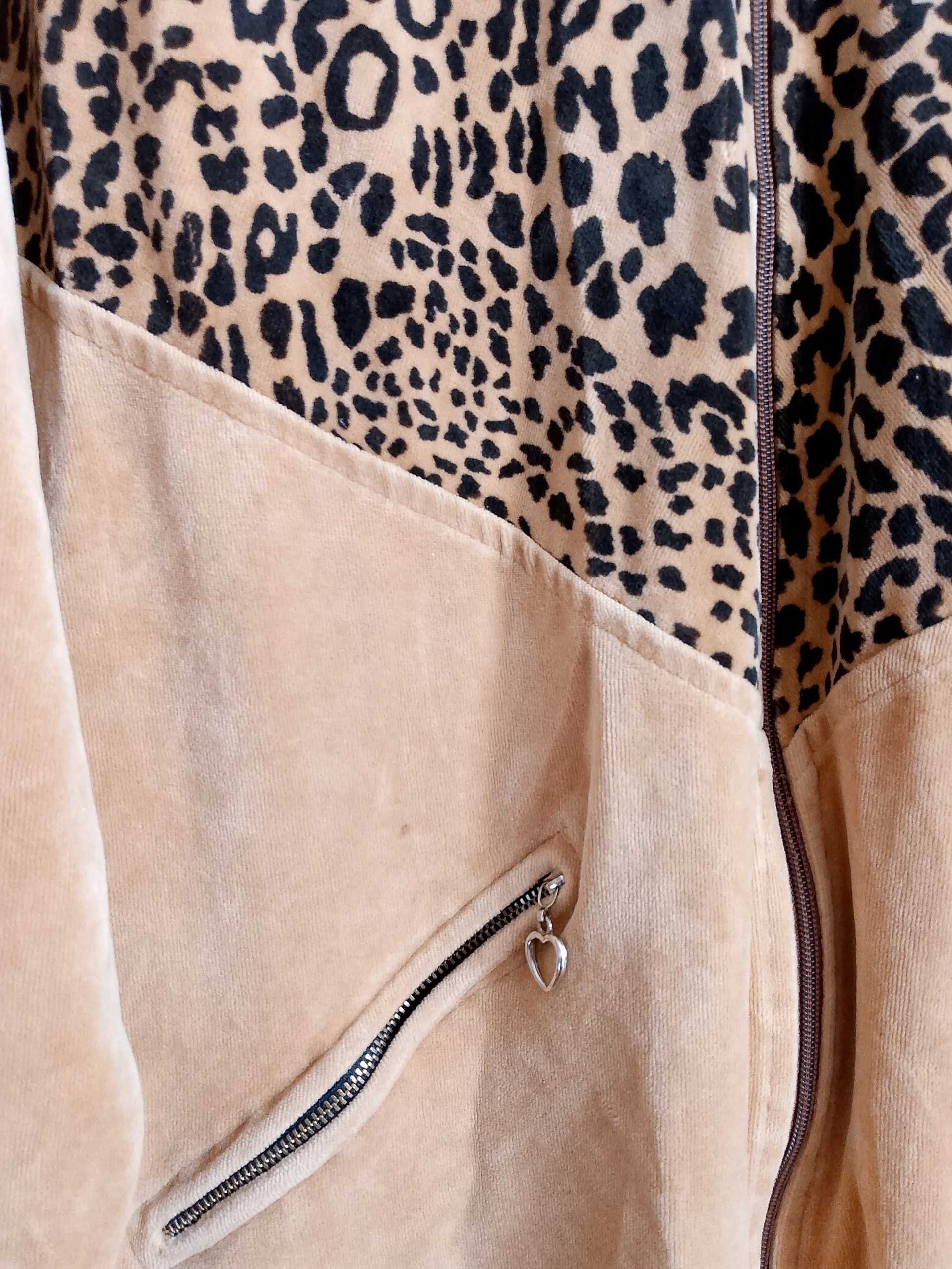 Bluza vintage z aksamitu