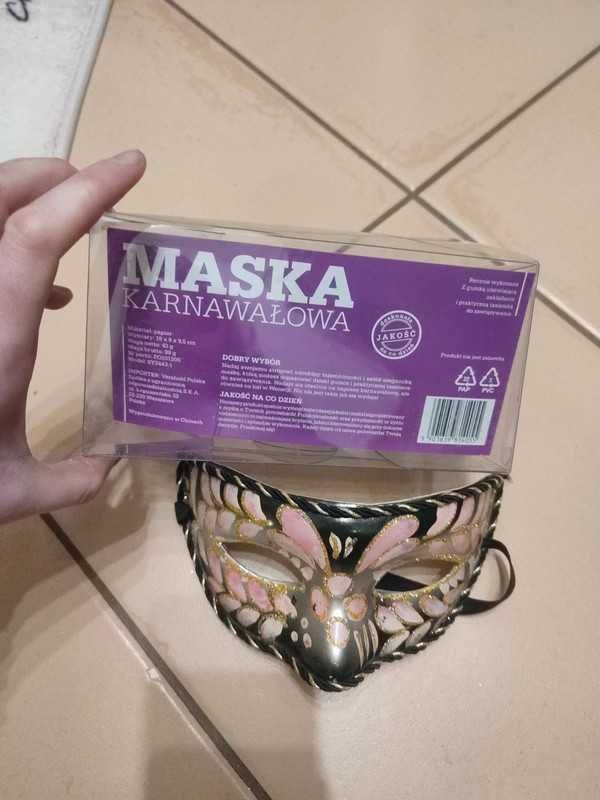 Maska karnawałowa, produkt nowy.