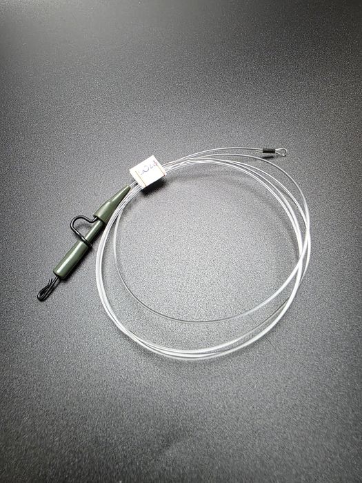 1 x fluorocarbon z bezpiecznym klipsem 50lb 1m Fiszka