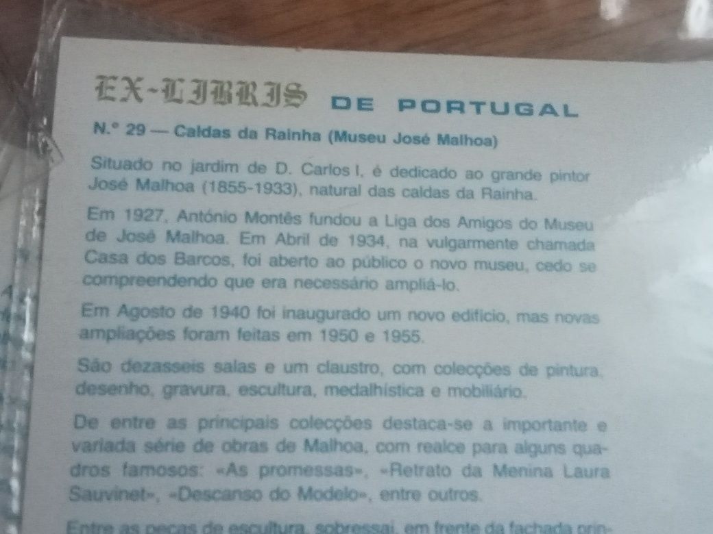 Bela e pouco comum coleção EX LIBRIS de PORTUGAL