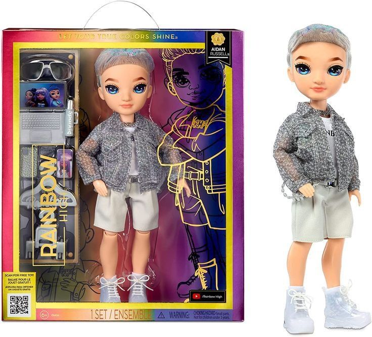 Оригінал Rainbow high amaya skyler slime crystals lol лол violet слайм