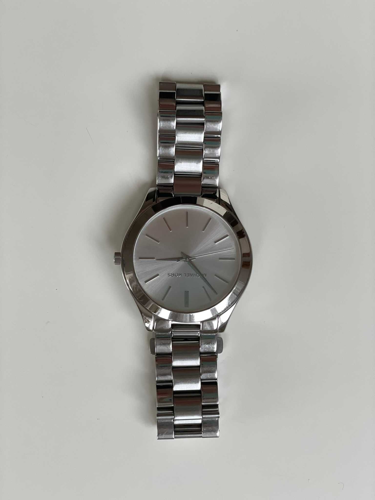 Годинник MICHAEL KORS  оригінал!!! жіночий сріблястий з браслетом