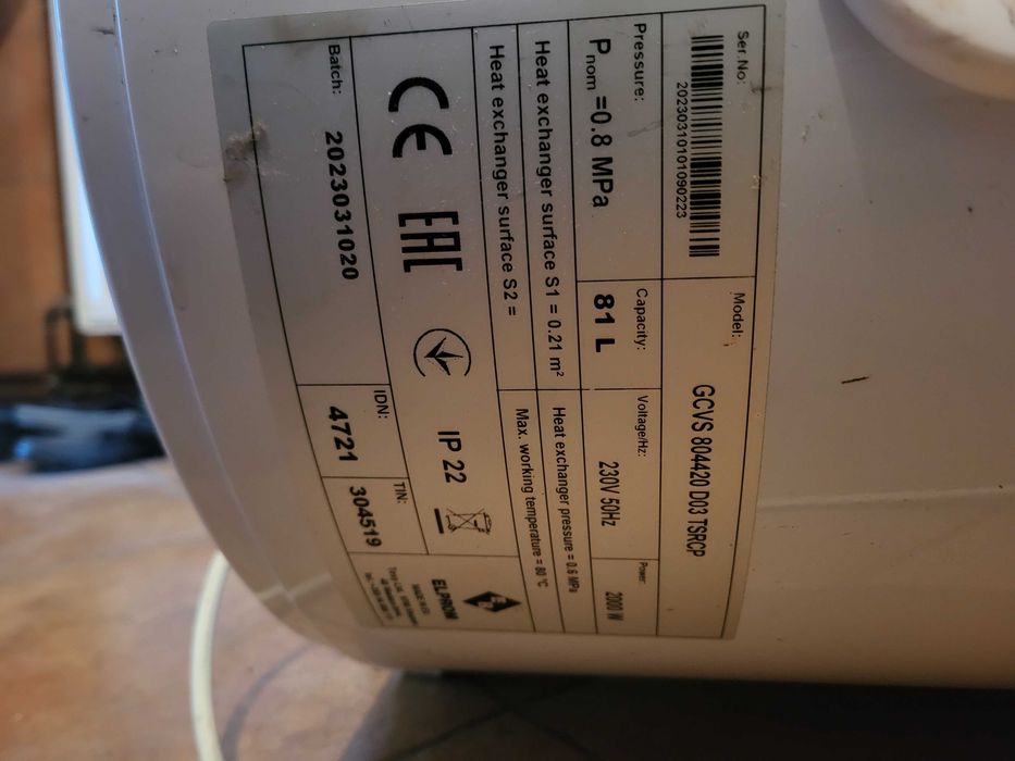 Sprzedam Bojler 80 l