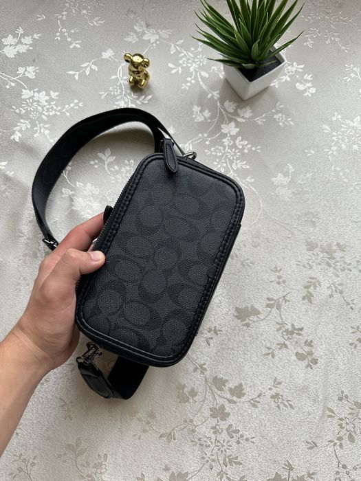 Сумка Coach 2025 коуч коач месенжер шкіряний через плече