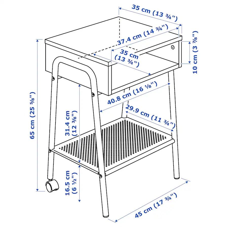 Mesa cabeceira IKEA